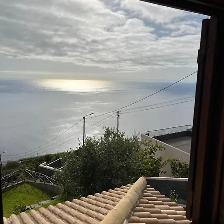 Cozy Sea View House Faja Da Ovelha Semesterbostad *