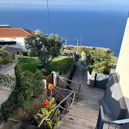 Cozy Sea View House Faja Da Ovelha Дом отдыха Кальета